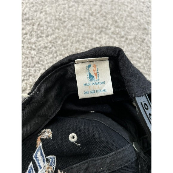 Vintage‎ 90s NBA Wizards Hat Two Tone Off White And Black - Picture 4 of 4